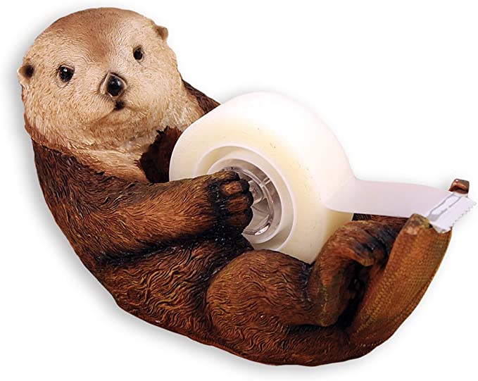 Stapler in the shape of an otter