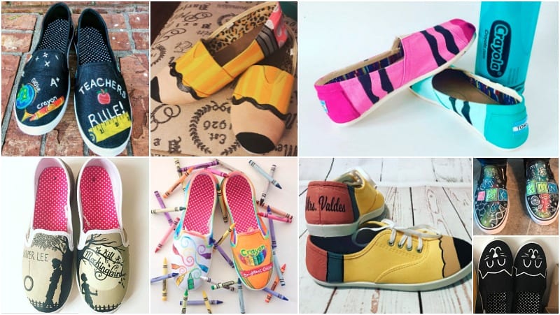 22 Adorable DIY Painted Shoes for 
