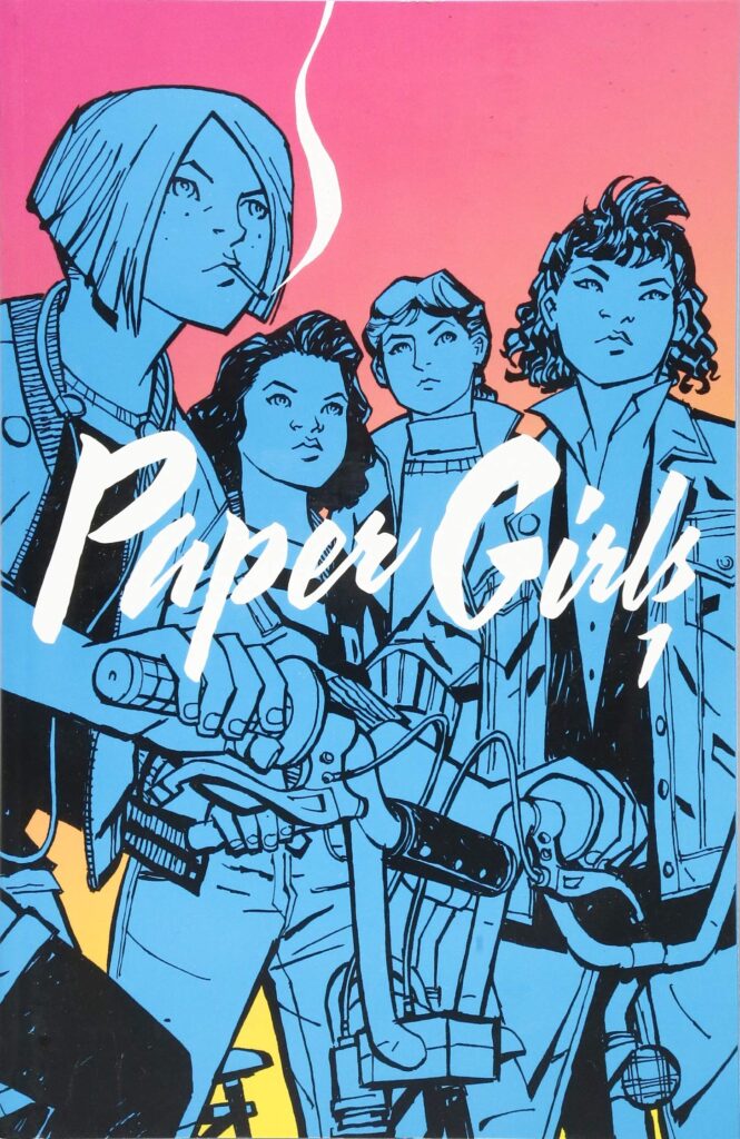 Book cover of "Paper Girls"