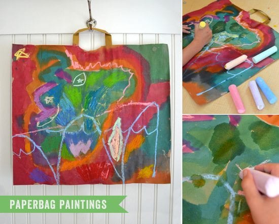 paper bag painting craft