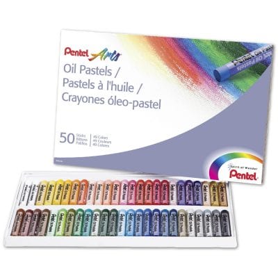 Set of oil pastes in multiple colors