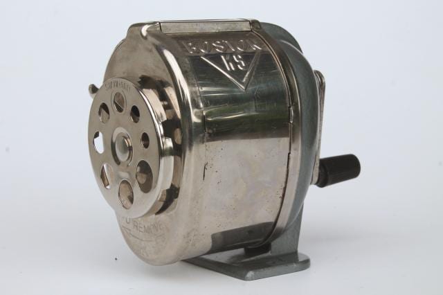 Retro School Supplies Pencil Sharpener