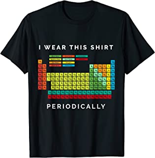 Shirt with periodic table joke