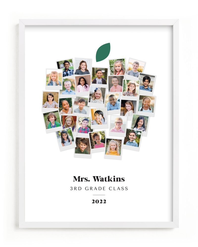 Photo apple for teacher end of year gift