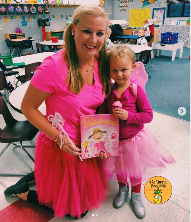 Pinkalicious teacher costume