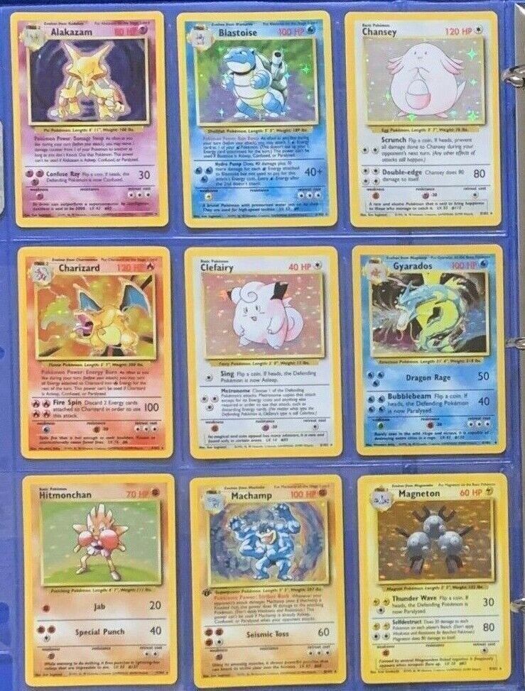 Photo of original Pokemon cards