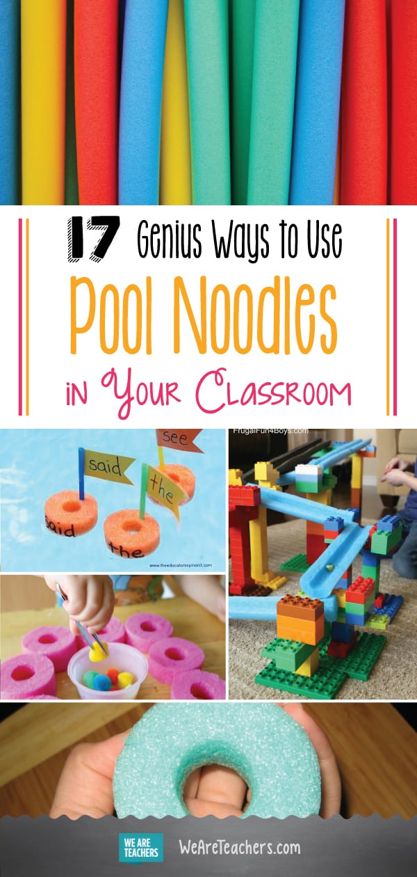 17 Genius Ways To Use Pool Noodles In Your Classroom - WeAreTeachers