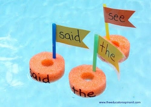 Have sight word boat races