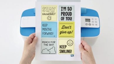Free Templates for Positive Encouragement Post-its