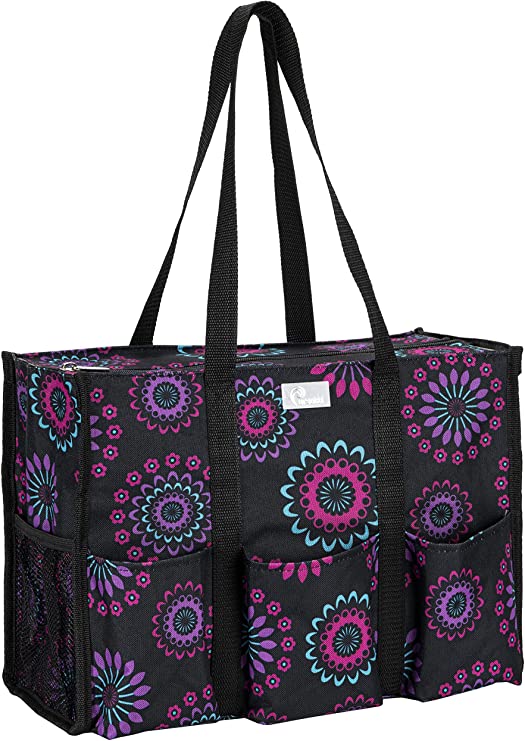 Pursetti tote bag for teachers paisley pattern