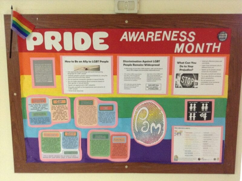 Pride Awareness Month Rainbow Classroom Display