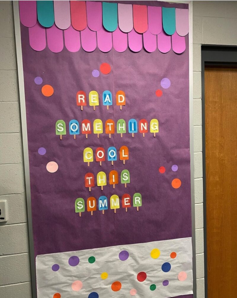Read Something Cool This Summer bulletin board