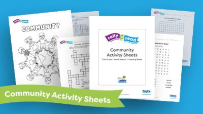 Reading activity sheets from Rally to Read
