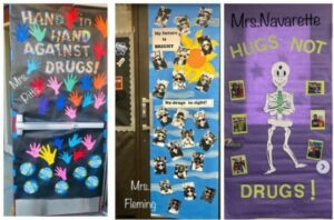 24 Inspiring Red Ribbon Week Ideas And Activities For Schools Red Ribbon Week Ideas Doors 300x198