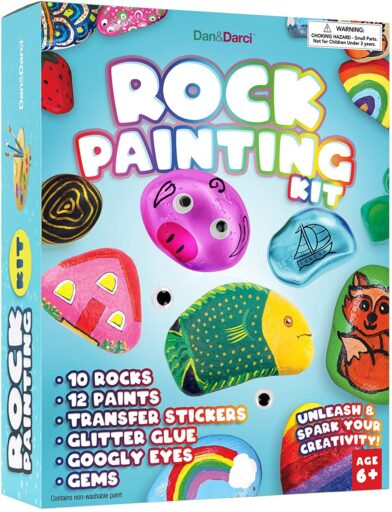Rock Painting Kit Art Gift para niños