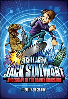 Book cover for Secret Agent Jack Stalwart Book 1 as an example of spy books for kids
