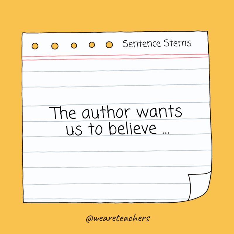 How To Use Sentence Stems (Plus 60+ Examples for Every Subject)