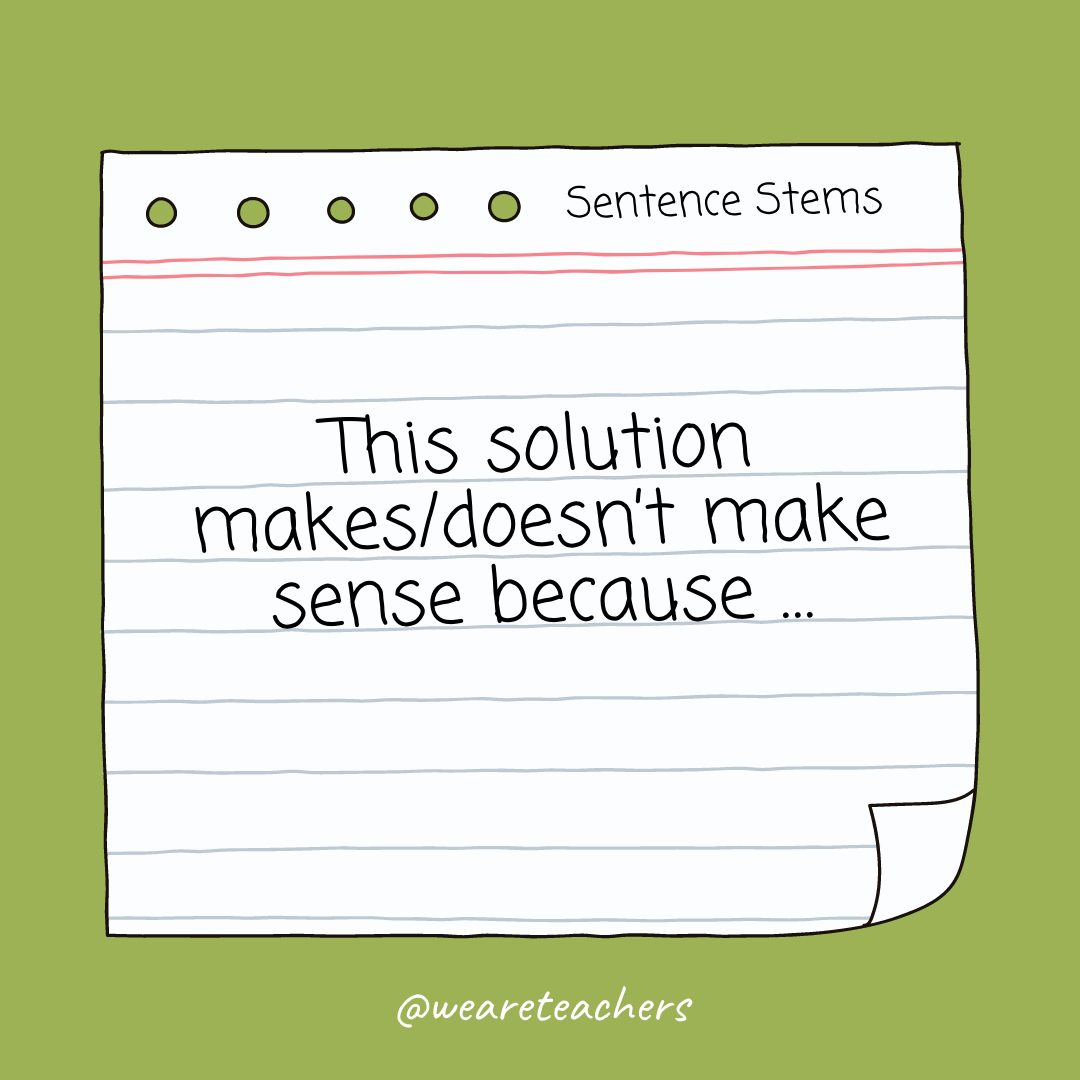Sentence Stems How To Use Them + Examples for Every Subject