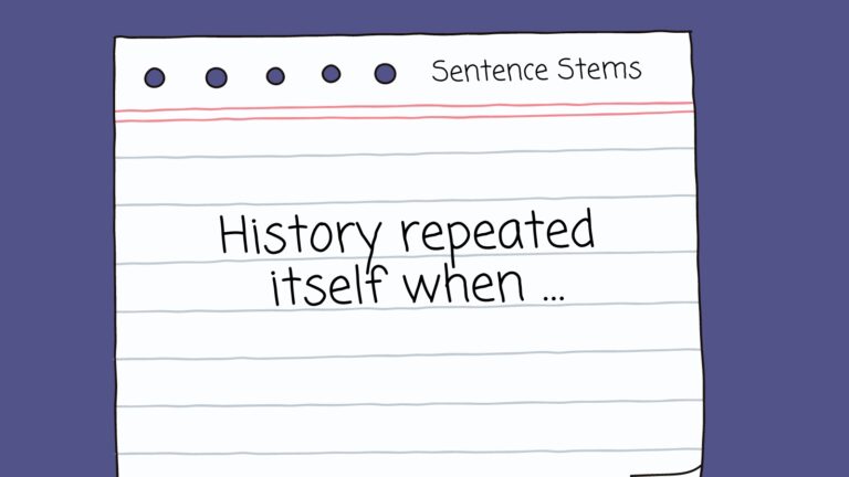 Sentence Stems: How To Use Them + Examples For Every Subject