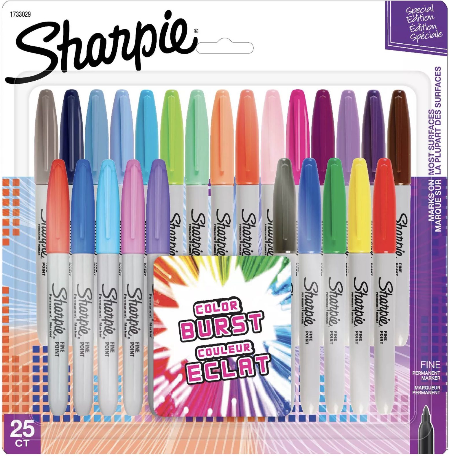 Sharpie Fine Tip Multicolored Permanent Markers