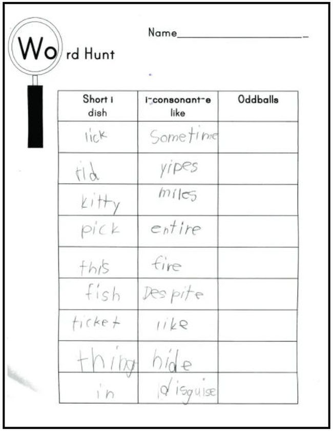 Printable Silent E Word Hunt worksheet