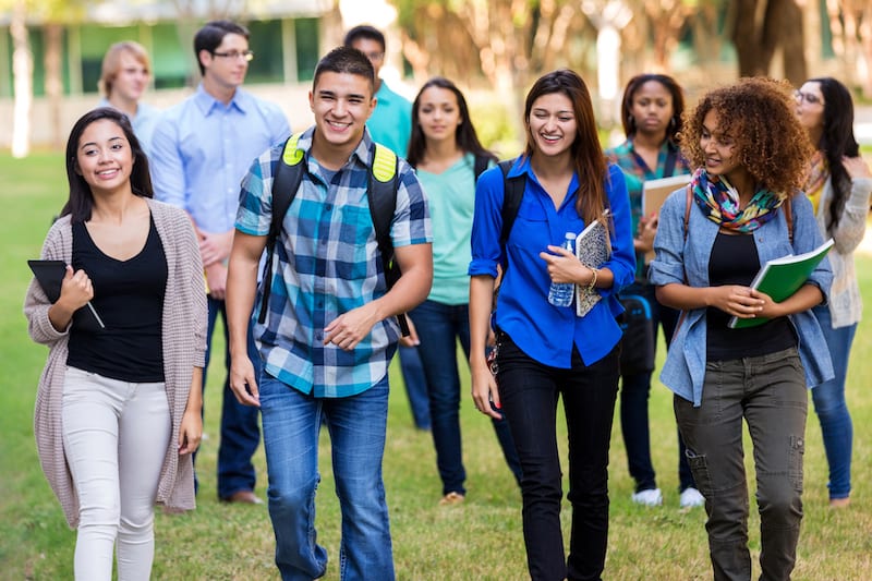 Teenagers on Campus