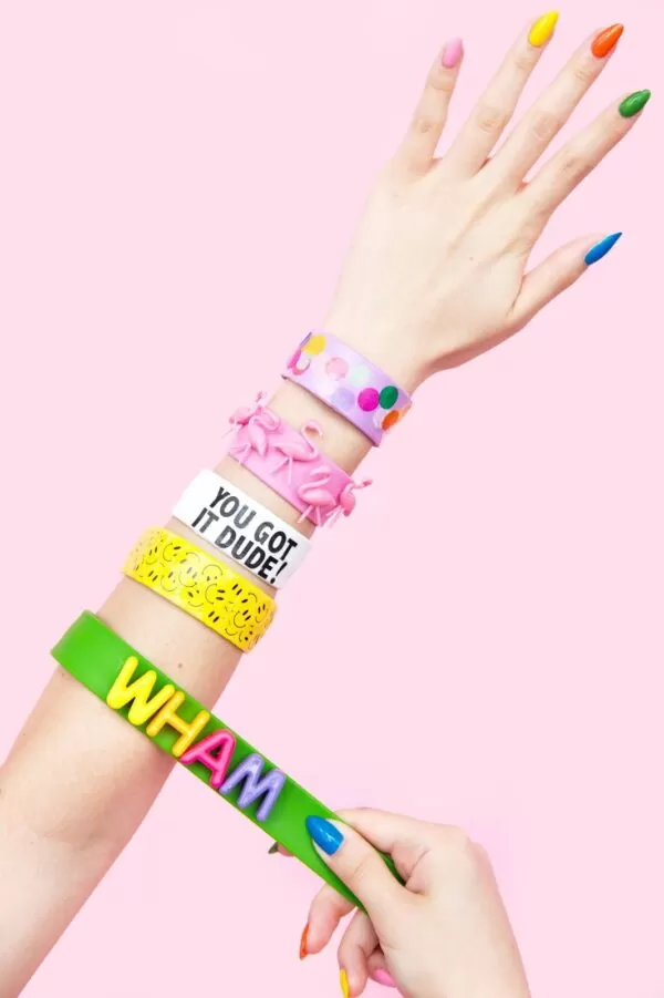 School Trends By Year: slap bracelets