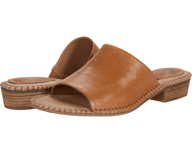 Camel color Sofft Nalanie shoes, as an example of the best shoes for student teaching