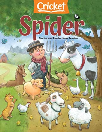 Portada de Spider Magazine como ejemplo de una gran revista para niños