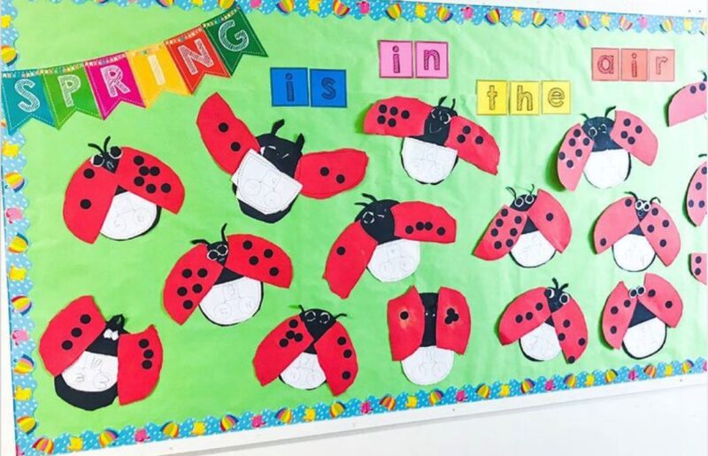 Spring is the in air bulletin board