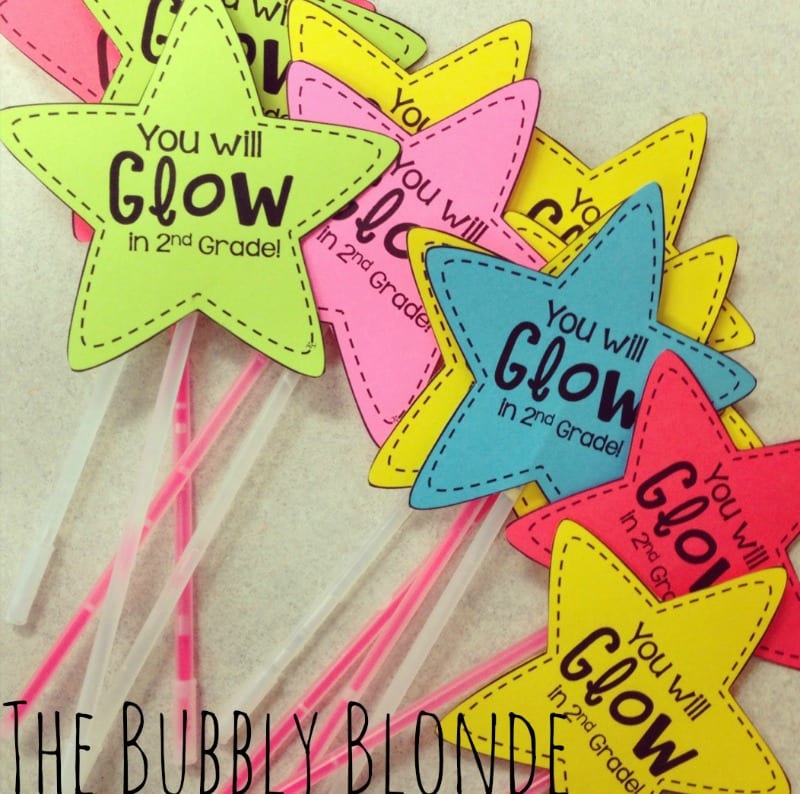 You will glow gift with glow sticks