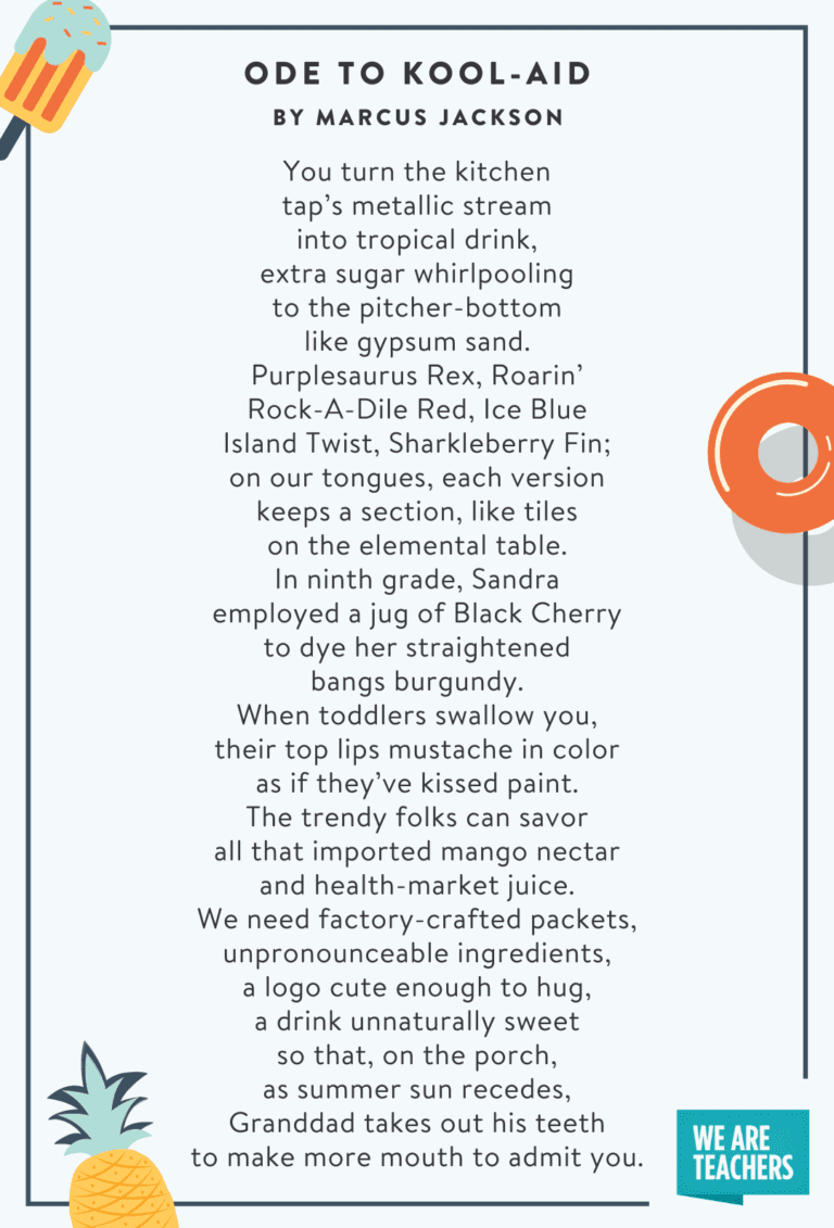 35 Summer Poems for Kids of All Ages  We Are Teachers