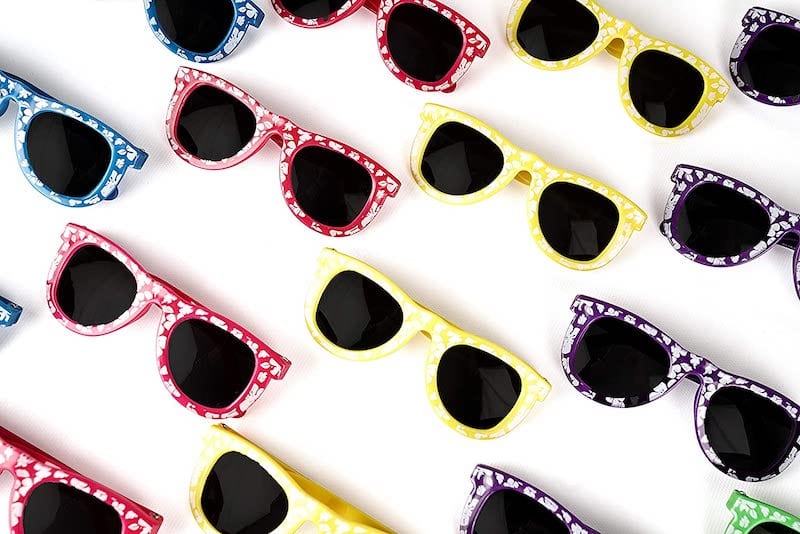 Pastel sunglasses - inexpensive gift ideas for students