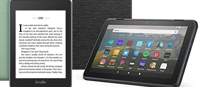 Kindle Paperwhite and Kindle Fire- end of year teacher gifts