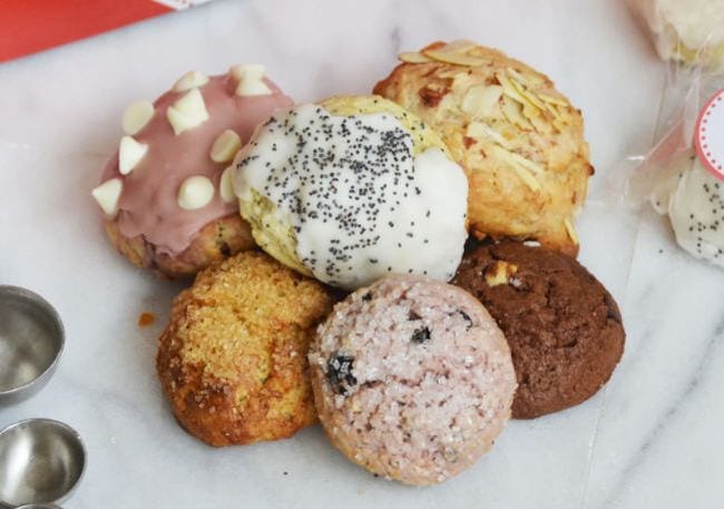 Assorted scones from Seven Sisters Scones