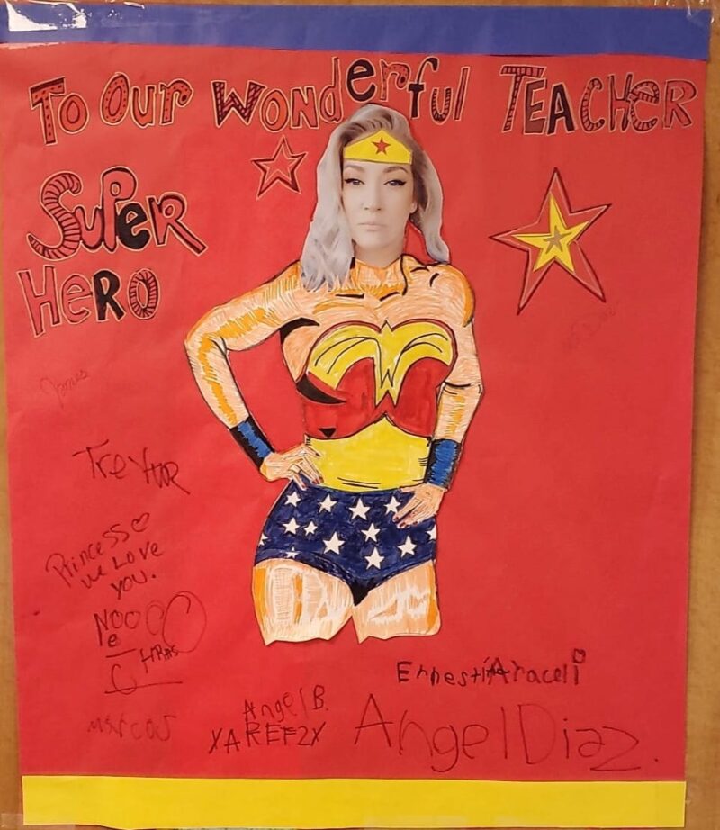 Teacher appreciation poster!