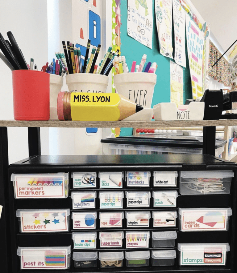 Calm The Clutter With Teacher Desk Organization Tips We Are Teachers