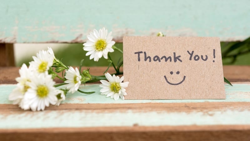 Teachers share how parents show appreciation - Thank You note