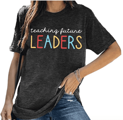 Teaching future leaders t-shirt