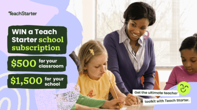 Win $500 for your classroom plus $1,000 for your school!