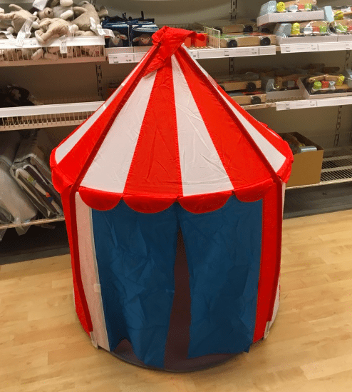 Children's carnival pop up tent