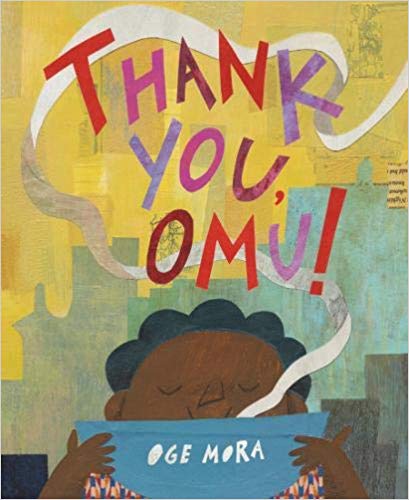 Book cover for Thank You, Omu! as an example of kindergarten books