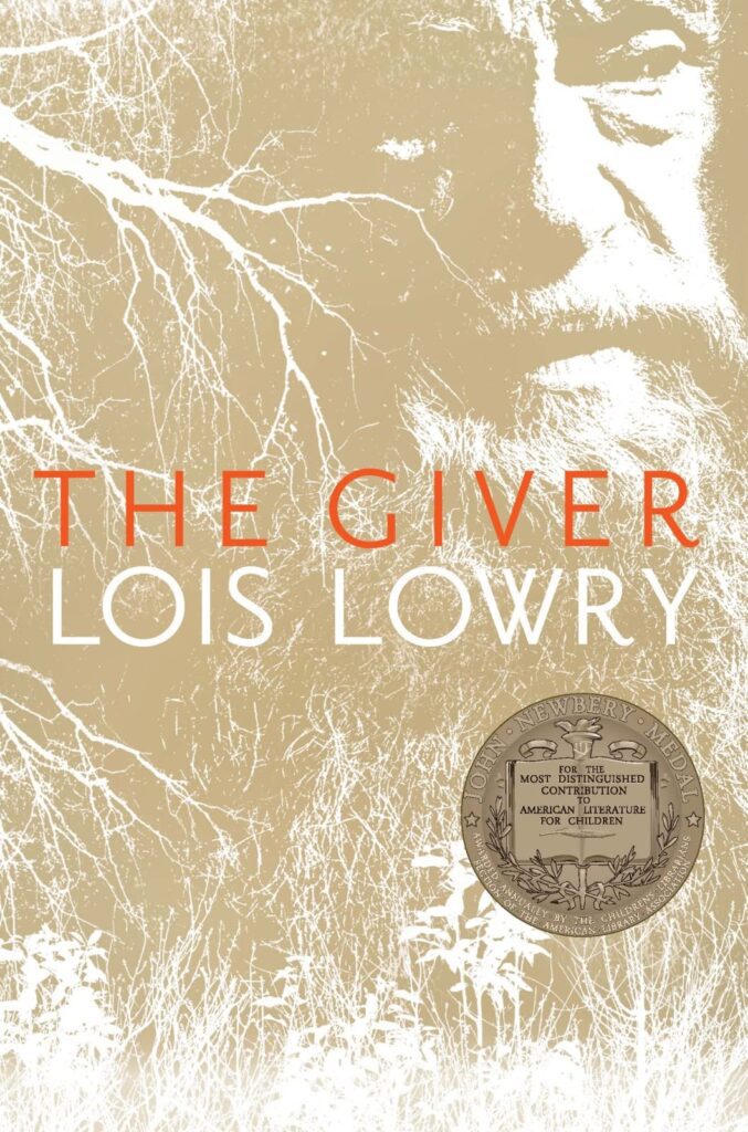 Cover of The Giver by Lois Lowry- 90s children's books