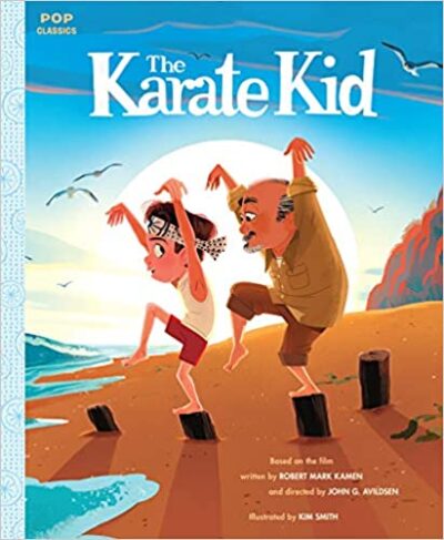 Book cover for The Karate Kid: Classic Illustrated Storybook as an example of martial arts books for kids