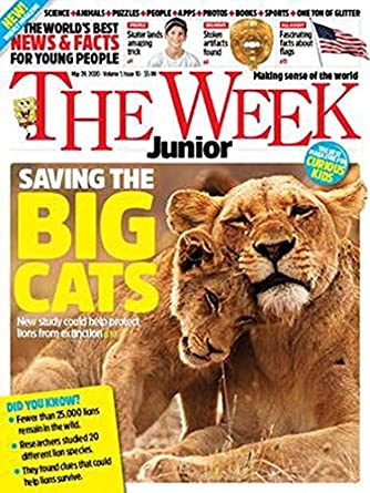 Sample issue of The Week Junior magazine as an example of 