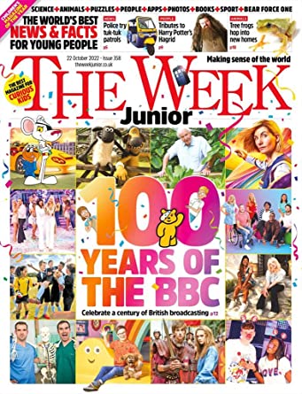 Cover for The Week Junior as an example of best magazines for kids