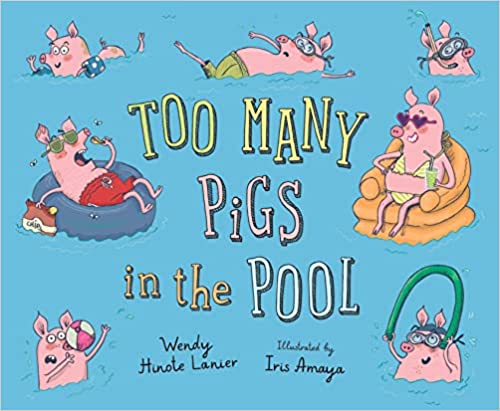 Book cover for Too Many Pigs in the Pool