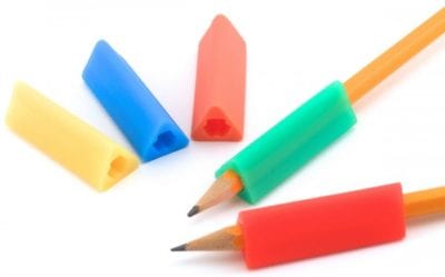 Retro School Supplies Pencil Grips