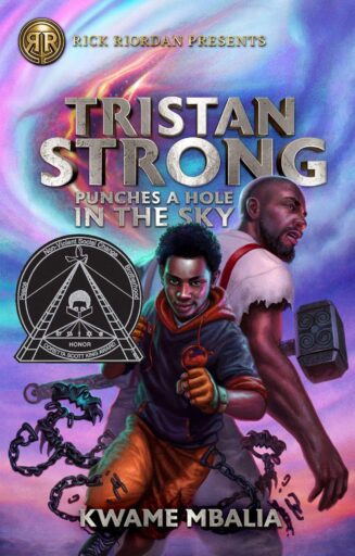 Kitap kapağı: Tristan Strong Gökyüzünde Bir Delik Açıyor, Kwame Mbalia