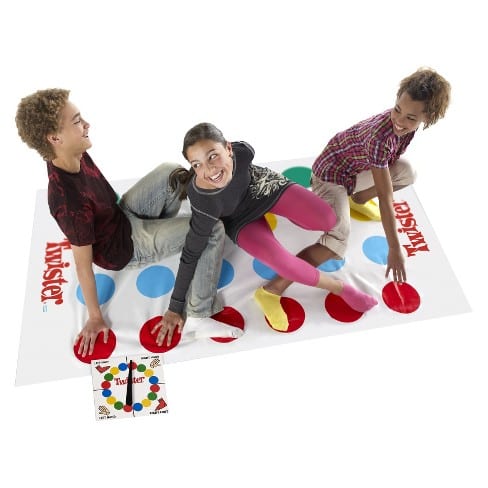 kids playing the game twister